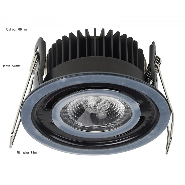 Fixed Fire Rated Downlight with Integrated LED